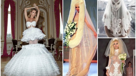 Najšialenejšie svadobné šaty v dejinách: Tak tomu len ťažko uveríš!