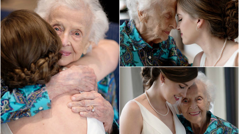 Svadobné fotografie s babkou: Najkrajšia vec, ktorú spravila nevesta pre svoju umierajúcu babičku