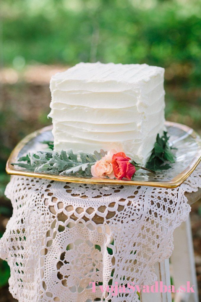 luxusná svadobná torta