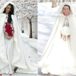 Svadobný plášť pre nevestu: V zime zahreje, ale aj okúzli