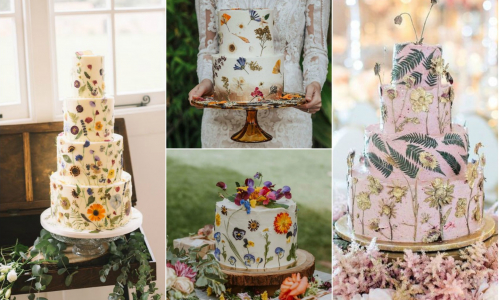 Svadobná torta s jedlými kvetmi: Najzaujímavejší trend, ktorý ťa uchváti