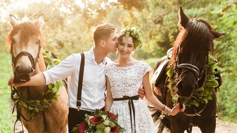 Svadobné fotenie s koňmi, ale aj svadobný odvoz: Sen každej nevesty?