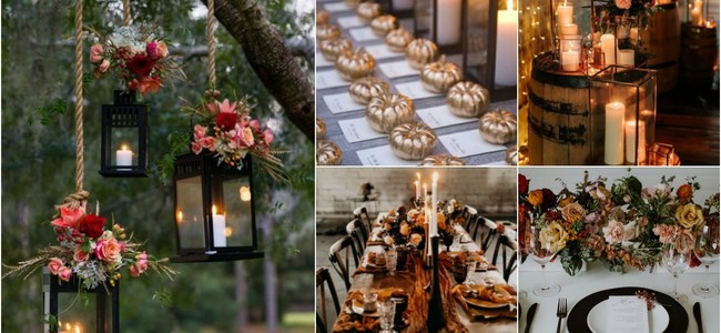 Dekorácie pre jesennú svadbu: Nechaj sa inšpirovať týmito nápadmi